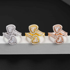 GL Heart 925 Sterling Silver Moissanite Ring