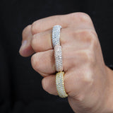 GL Round Cut Diamond 925 Sterling Silver Moissanite Ring