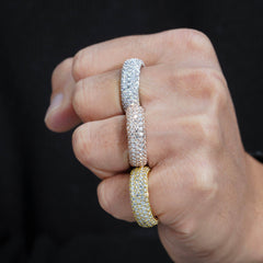 GL Round Cut Diamond 925 Sterling Silver Moissanite Ring