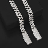 【US 3 Days Delivery】GL 10mm 925 Silver Moissanite Cuban Chain