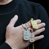 GL Ice Out Hip Hop Cross VVS Moissanite Pendant