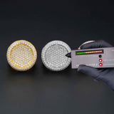 GL Round 925 Sterling Silver Moissanite Ring