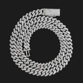 【US 3 Days Delivery】GL 8mm 925 Silver Moissanite Cuban Chain