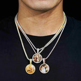 GL Custom Photo Pendant VVS Moissanite Stone Pendant