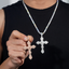 GL Iced Out Cross Hip Hop Silver VVS Moissanite Pendant
