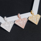 GL Sparkling Diamond Hip Hop Silver Moissanite Pendant