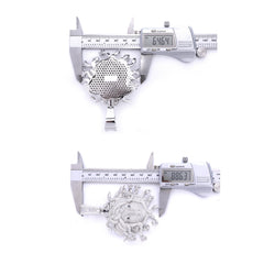 GL Medusa 925 Sterling Silver Moissanite Pendant