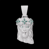 GL Iced Out Jesus Pendant S925 Silver Full VVS Moissanite Pendant