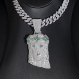 GL Iced Out Jesus Pendant S925 Silver Full VVS Moissanite Pendant