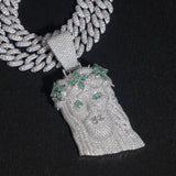 GL Iced Out Jesus Pendant S925 Silver Full VVS Moissanite Pendant