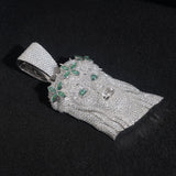 GL Iced Out Jesus Pendant S925 Silver Full VVS Moissanite Pendant