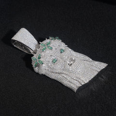 GL Iced Out Jesus Pendant S925 Silver Full VVS Moissanite Pendant