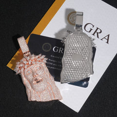 GL Large Size Iced Out Jesus Pendant S925 Silver Full VVS Moissanite Pendant