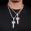 VVS Moissanite Trapstar T Cross Pendant S925 Silver