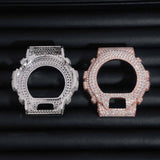 13.58 CT Iced Out G Shock DW6900 Moissanite Diamond Custom Watch Case