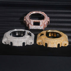 11.97 CT Moissanite Cross Iced Out Custom Watch Case