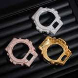 11.97 CT Moissanite Cross Iced Out Custom Watch Case