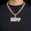 Custom VVS Baguette Moissanite "RUFF" Letter Pendant