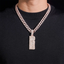Custom VVS Baguette Moissanite Letter Pendant