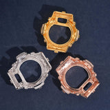 9.27 CT Moissanite Cross Iced Out G Shock DW6900 Custom Watch Case