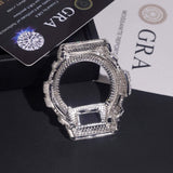 Iced Out D Color Moissanite Flawless Clarity Bezel & Buckle Watch Case