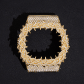 Spicky Popular Thorn Design DW6900 Bezel Moissanite Buss Down Watch Case