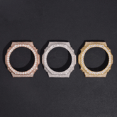 Moissanite Paved Watch Bezel Case