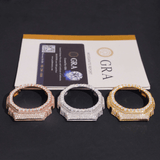 Moissanite Paved Watch Bezel Case