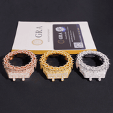 Unisex Iced GA2100 Buss Down Watch Bezel Moissanite Watch Case