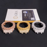 Unisex Iced GA2100 Buss Down Watch Bezel Moissanite Watch Case