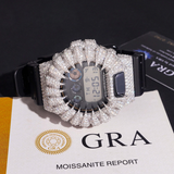 DIY Iced Out DW6900 Gold Plated 925 Silve Moissanite Case