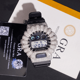 DIY Iced Out DW6900 Gold Plated 925 Silve Moissanite Case