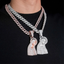 New Mother Mary Iced Out VVS Moissanite Pendant