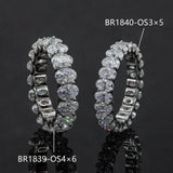 Luxury Jewelry Moissanite Rings VVS Moissanite Band 925 Sterling Silver Gold Plated Wedding Engagement Moissanite Diamond Ring