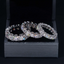 GL Round 4mm 5mm Diamond Band Moissanite Eternity Ring