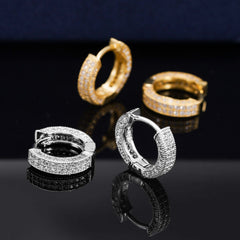 925 Silver Moissanite Earrings