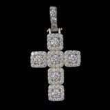 GL Hip Hop Ice Out Moissanite Cross pendant