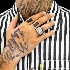 GL Top Quality Iced Out Jewelry VVS Moissanite Hip Hop Men Ring