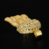 GL Ice Out Moissaite Oversized Jesus Pendant