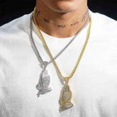 GL Praying Palm for Good Luck and Peace Pendant