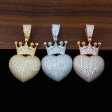 fine jewelry moissanite cute gold paw heart necklace custom women heart diamond pendant