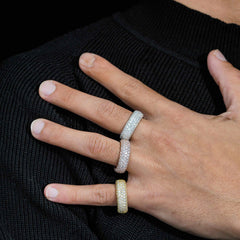 GL Round Cut Diamond 925 Sterling Silver Moissanite Ring