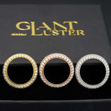 GL Round Cut Diamond 925 Sterling Silver Moissanite Ring