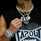 GL Custom Photo Pendant VVS Moissanite Stone Pendant