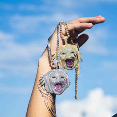 GL Screaming Clown Hip Hop Attitude VVS Diamond Pendant