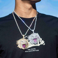 GL Screaming Clown Hip Hop Attitude VVS Diamond Pendant