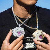 GL Screaming Clown Hip Hop Attitude VVS Diamond Pendant