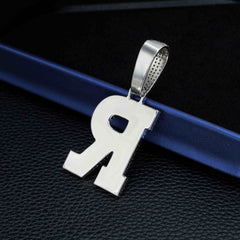 GL Hip Hop Jewelry 26 Letter and 0-9 Zircon Diamond Pendant
