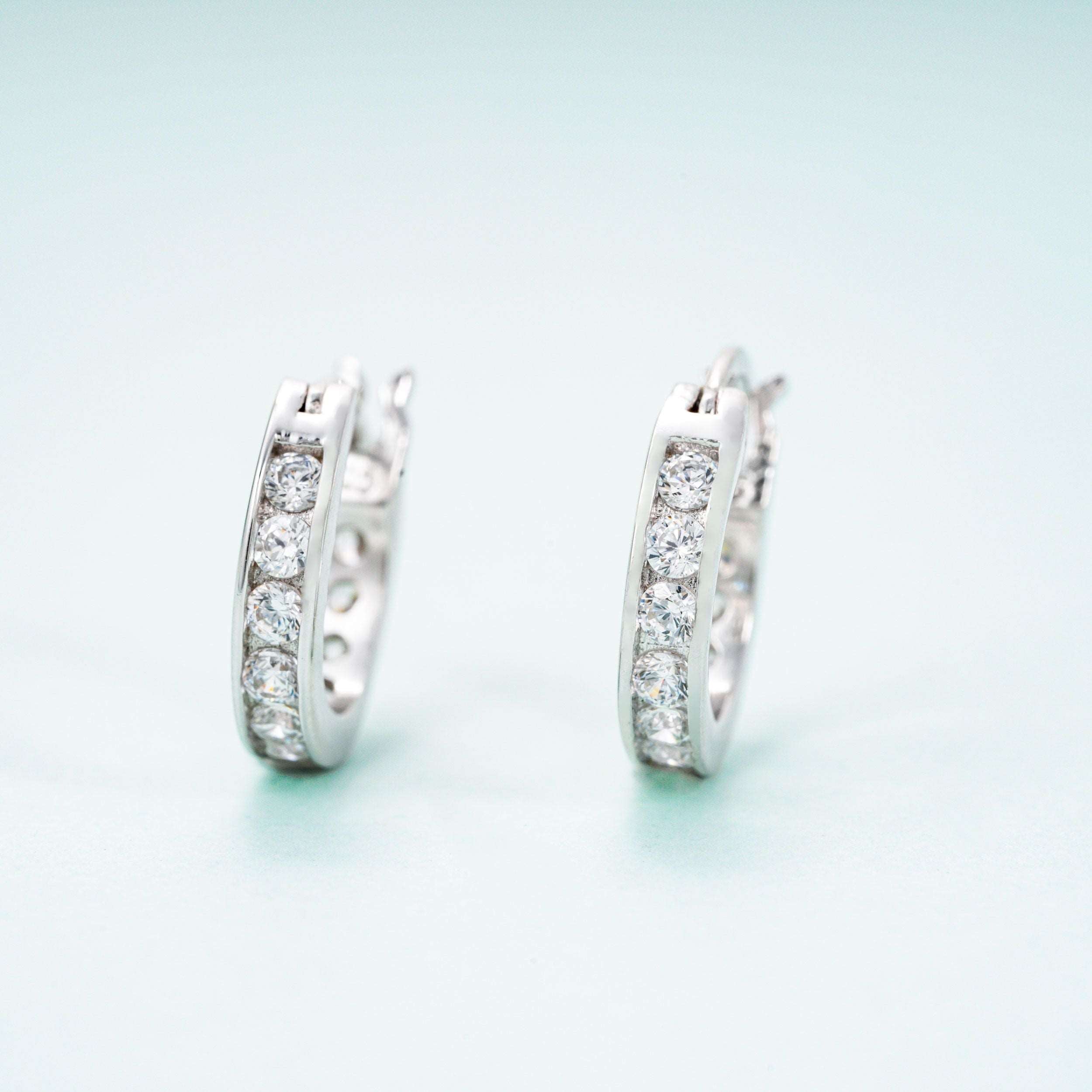 Hip Hop Earrings D VVS Moissanite Diamond Stud 925 Sterling Silver Earrings