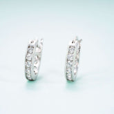 Hip Hop Earrings D VVS Moissanite Diamond Stud 925 Sterling Silver Earrings